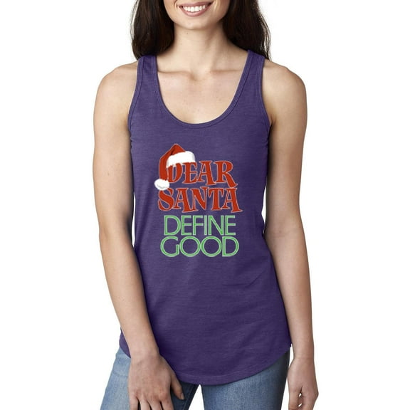 Normal is Boring - Women's Racerback Tank Top, up to Women Size 2XL - Christmas Define Good
