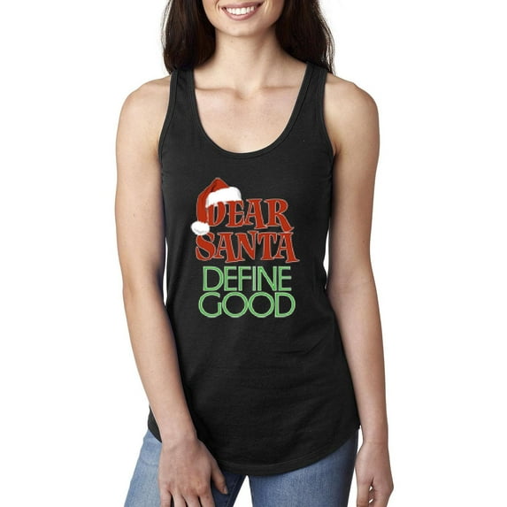 Normal is Boring - Women's Racerback Tank Top, up to Women Size 2XL - Christmas Define Good