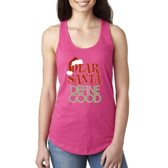 Normal is Boring - Women's Racerback Tank Top, up to Women Size 2XL - Christmas Define Good