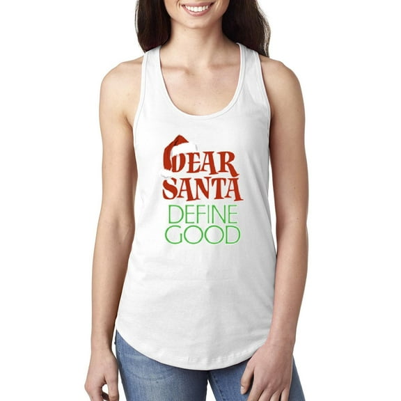 Normal is Boring - Women's Racerback Tank Top, up to Women Size 2XL - Christmas Define Good