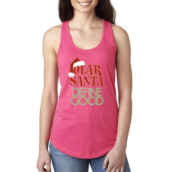 Normal is Boring - Women's Racerback Tank Top, up to Women Size 2XL - Christmas Define Good