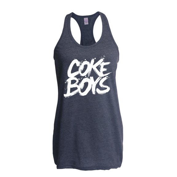 Normal is Boring - Women's Racerback Tank Top, up to Women Size 2XL - Coke Boys