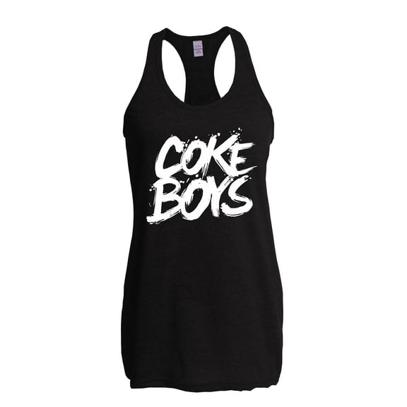 Normal is Boring - Women's Racerback Tank Top, up to Women Size 2XL - Coke Boys