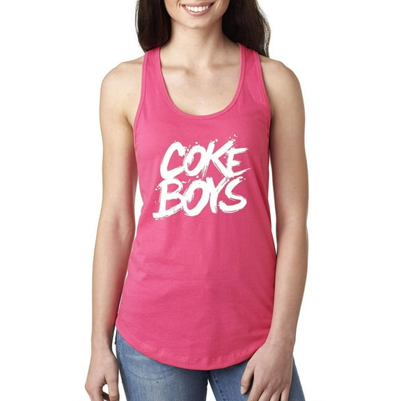 Normal is Boring - Women's Racerback Tank Top, up to Women Size 2XL - Coke Boys