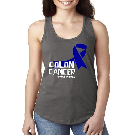 NIB - Women's Racerback Tank Top - Colon Cancer