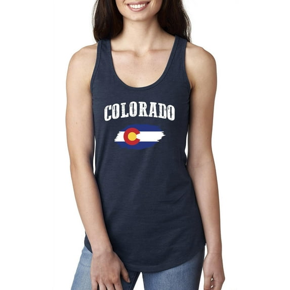 NIB - Women's Racerback Tank Top - Colorado Flag