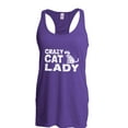 thumbnail image 1 of Normal is Boring - Women's Racerback Tank Top, up to Women Size 2XL - Crazy Cat Lady, 1 of 2