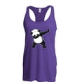 thumbnail image 1 of Normal is Boring - Women's Racerback Tank Top, up to Women Size 2XL - Dancing Panda, 1 of 2