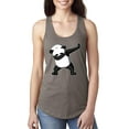 thumbnail image 1 of Normal is Boring - Women's Racerback Tank Top, up to Women Size 2XL - Dancing Panda, 1 of 5