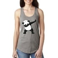 thumbnail image 1 of Normal is Boring - Women's Racerback Tank Top, up to Women Size 2XL - Dancing Panda, 1 of 5