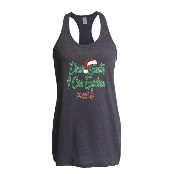 NIB - Women's Racerback Tank Top - Dear Santa