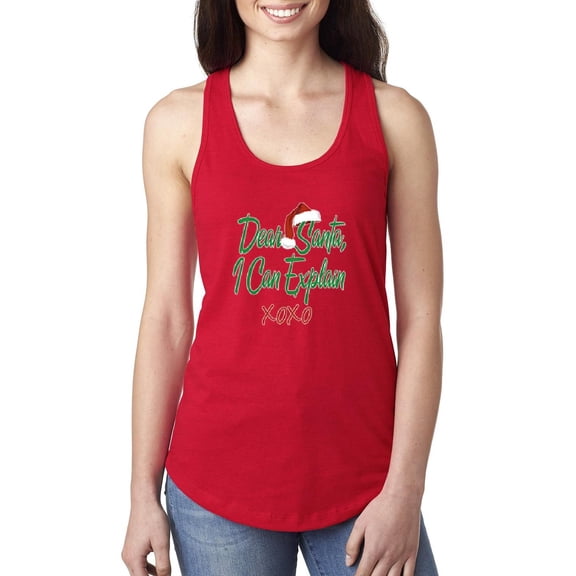 Normal is Boring - Women's Racerback Tank Top, up to Women Size 2XL - Dear Santa