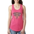 thumbnail image 1 of NIB - Women's Racerback Tank Top - Elephant Mosaic, 1 of 5