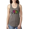 thumbnail image 1 of Normal is Boring - Women's Racerback Tank Top, up to Women Size 2XL - Elephant, 1 of 5