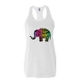 thumbnail image 1 of Normal is Boring - Women's Racerback Tank Top, up to Women Size 2XL - Elephant, 1 of 2