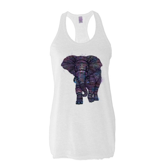 NIB - Women's Racerback Tank Top - Elephant