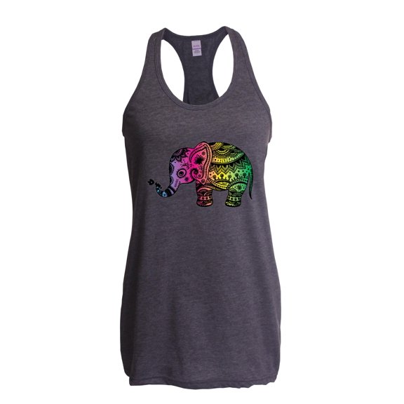 Normal is Boring - Women's Racerback Tank Top, up to Women Size 2XL - Elephant