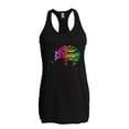 thumbnail image 1 of Normal is Boring - Women's Racerback Tank Top, up to Women Size 2XL - Elephant, 1 of 5