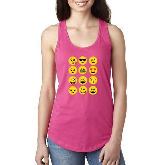 Normal is Boring - Women's Racerback Tank Top, up to Women Size 2XL - Emoji Entourage