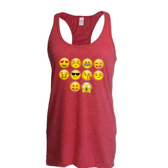 Normal is Boring - Women's Racerback Tank Top, up to Women Size 2XL - Emoji Entourage