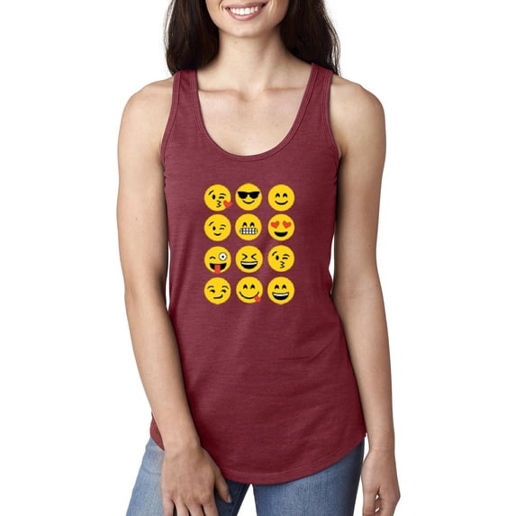 Normal is Boring - Women's Racerback Tank Top, up to Women Size 2XL - Emoji Group