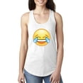 thumbnail image 1 of Normal is Boring - Women's Racerback Tank Top, up to Women Size 2XL - Emoji Laughing Tears, 1 of 5