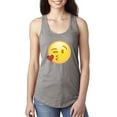 thumbnail image 1 of Normal is Boring - Women's Racerback Tank Top, up to Women Size 2XL - Emoji Winky Face, 1 of 5