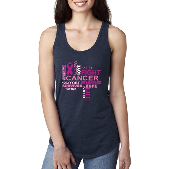 Normal is Boring - Women's Racerback Tank Top, up to Women Size 2XL - Fight Breast Cancer