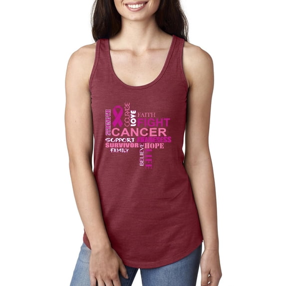Normal is Boring - Women's Racerback Tank Top, up to Women Size 2XL - Fight Breast Cancer