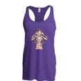 thumbnail image 1 of Normal is Boring - Women's Racerback Tank Top, up to Women Size 2XL - Giraffe, 1 of 2