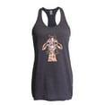 thumbnail image 1 of Normal is Boring - Women's Racerback Tank Top, up to Women Size 2XL - Giraffe, 1 of 2