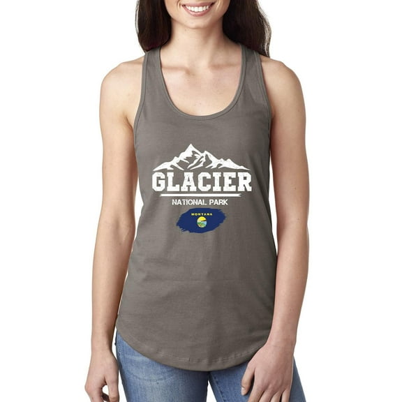 Normal is Boring - Women's Racerback Tank Top, up to Women Size 2XL - Glacier National Park