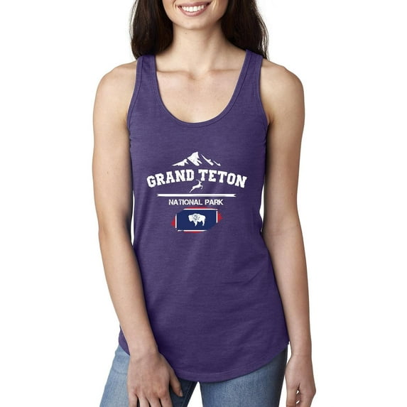 Normal is Boring - Women's Racerback Tank Top, up to Women Size 2XL - Grand Teton National Park