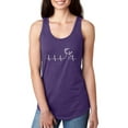 thumbnail image 1 of Normal is Boring - Women's Racerback Tank Top, up to Women Size 2XL - Heartbeat Hunting, 1 of 5