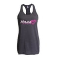 thumbnail image 1 of Normal is Boring - Women's Racerback Tank Top, up to Women Size 2XL - Horses Where My Heart Is, 1 of 2
