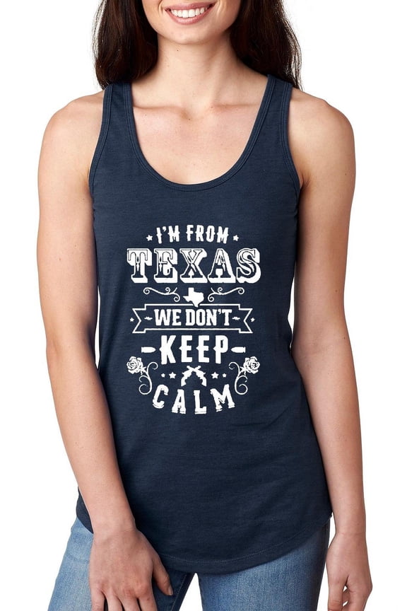 - Women's Racerback Tank Top, up to Women Size 2XL - I am From Texas TX Texas