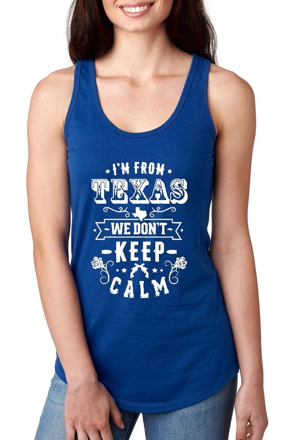 - Women's Racerback Tank Top, up to Women Size 2XL - I am From Texas TX Texas