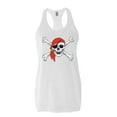 thumbnail image 1 of Normal is Boring - Women's Racerback Tank Top, up to Women Size 2XL - Jolly Roger Skull & Crossbones, 1 of 2