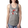 thumbnail image 1 of Normal is Boring - Women's Racerback Tank Top, up to Women Size 2XL - Jolly Roger Skull & Crossbones, 1 of 5