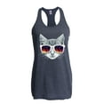 thumbnail image 1 of Normal is Boring - Women's Racerback Tank Top, up to Women Size 2XL - Kitty, 1 of 2