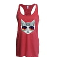 thumbnail image 1 of Normal is Boring - Women's Racerback Tank Top, up to Women Size 2XL - Kitty, 1 of 2