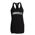 thumbnail image 1 of Normal is Boring - Women's Racerback Tank Top, up to Women Size 2XL - Louisville, 1 of 5