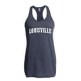 thumbnail image 1 of Normal is Boring - Women's Racerback Tank Top, up to Women Size 2XL - Louisville, 1 of 2