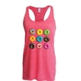 thumbnail image 1 of NIB - Women's Racerback Tank Top - Love Food Donuts Doughnuts, 1 of 5