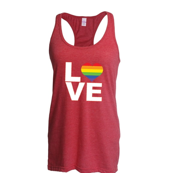 Normal is Boring - Women's Racerback Tank Top, up to Women Size 2XL - Love Rainbow