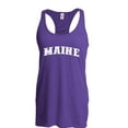 thumbnail image 1 of Normal is Boring - Women's Racerback Tank Top, up to Women Size 2XL - Maine, 1 of 2