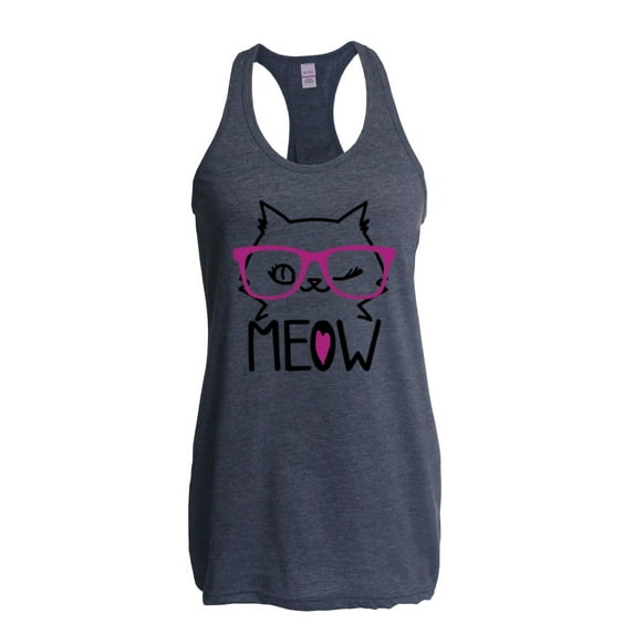 Normal is Boring - Women's Racerback Tank Top, up to Women Size 2XL - Meow Cute Cat Kitty