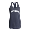 thumbnail image 1 of Normal is Boring - Women's Racerback Tank Top, up to Women Size 2XL - Michigan, 1 of 2