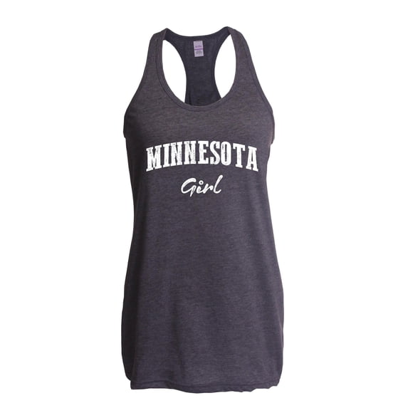 Normal is Boring - Women's Racerback Tank Top, up to Women Size 2XL - Minnesota Girl