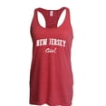 thumbnail image 1 of Normal is Boring - Women's Racerback Tank Top, up to Women Size 2XL - New Jersey Girl, 1 of 2